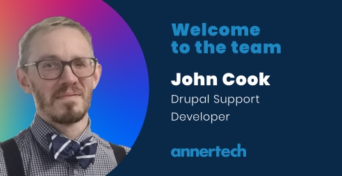 Annertech welcomes DrupalSupport Developer John Cook to the team