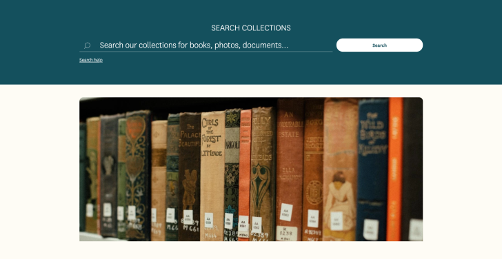 The NLI Collections section