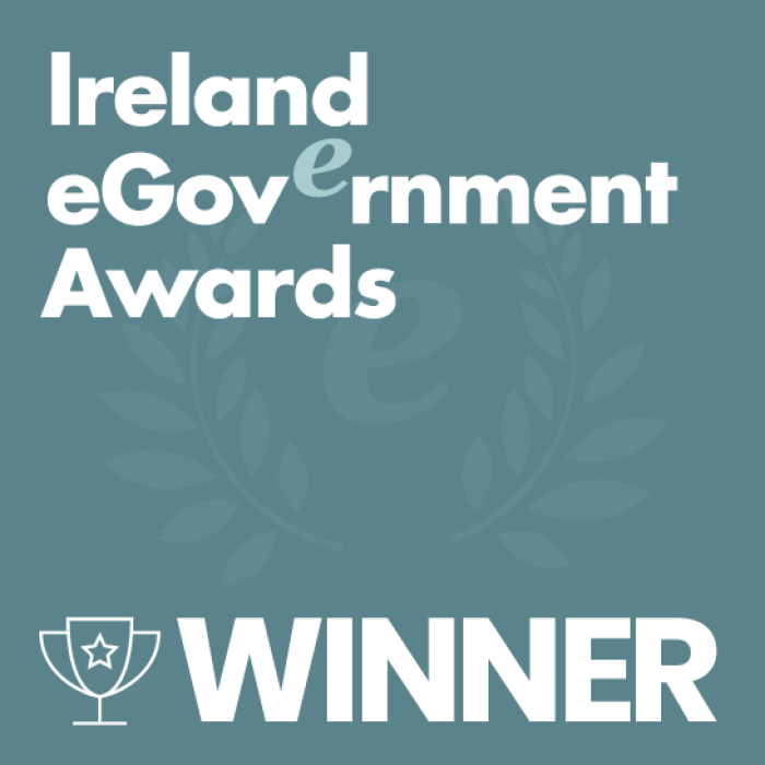 Ireland eGovernment Awards winner badge